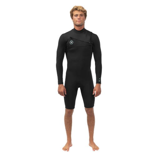 Vissla 2MM 7 Seas Long Sleeve CZ Springsuit Mens in Black