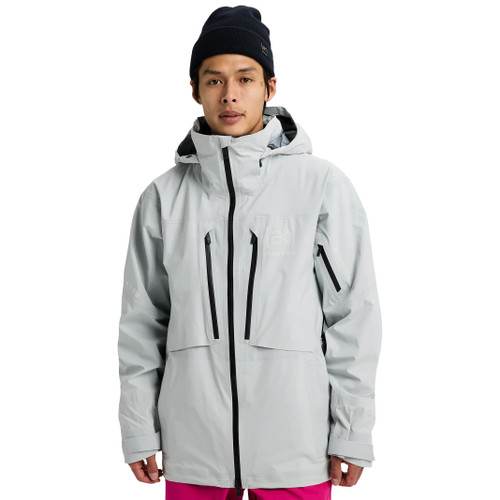 Burton AK Hover Gore-Tex 3L Stretch Jacket 2026 Mens in Grey Cloud