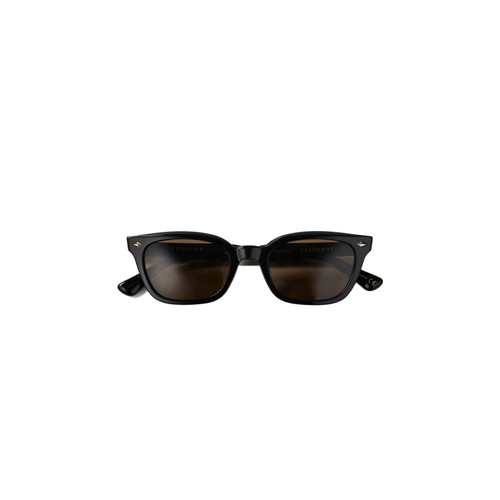 Epokhe Ceremony Sunglasses in Black Polished Bronze Polarised