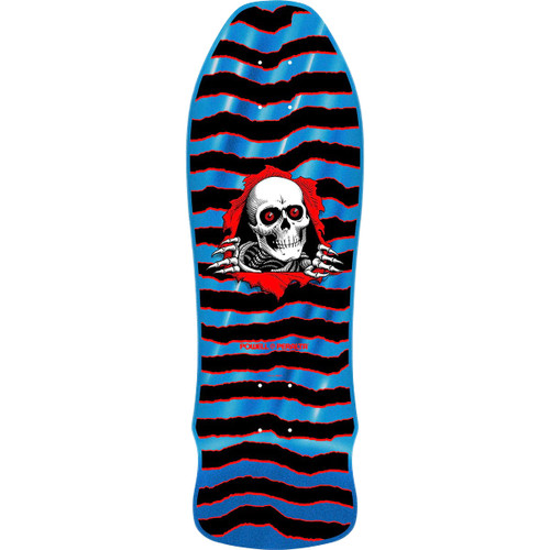 Powell Peralta Ripper Geegah 9.75 Blue Foil Skateboard Deck