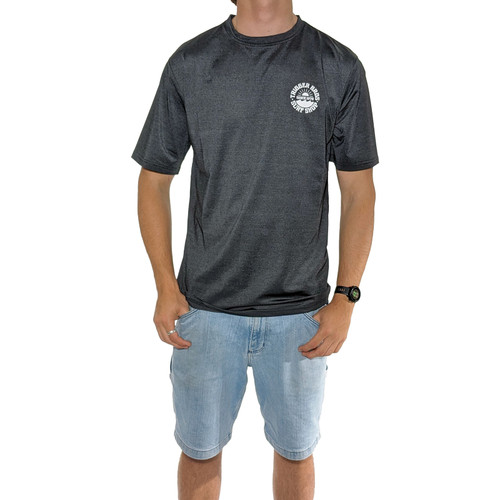 Trigger Bros Dayzed Surf Tee Mens in Black Heather
