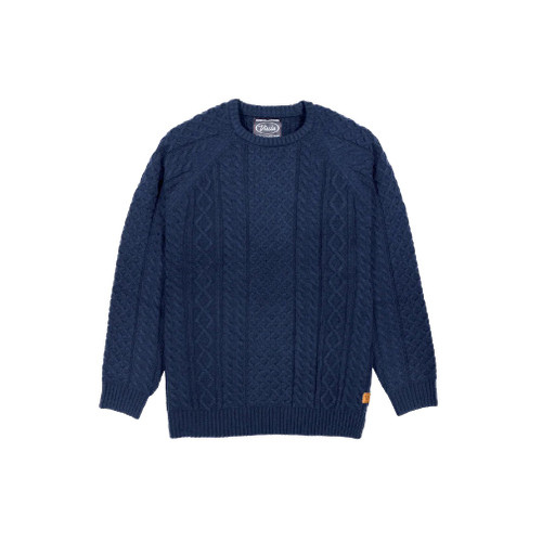 Vissla William Knit Crew Mens in Dark Naval