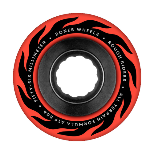 Bones ATF Rough Riders Eternal Flame 56MM Red Skate Wheels
