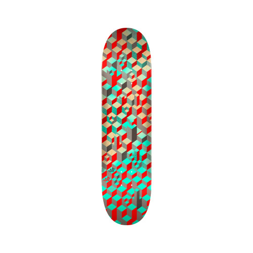 Mini Logo Pattern Blocks 8.0 Skateboard Deck