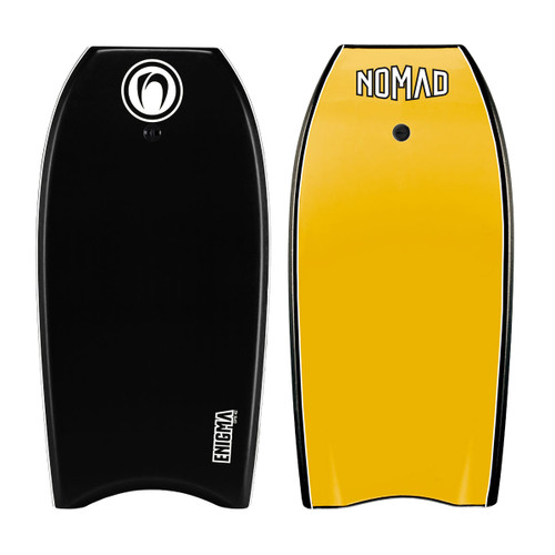 Nomad Enigma EPS Cres 40in Bodyboard in Black Yellow