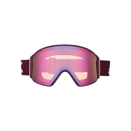 Anon M4S Cylindrical Goggle + MFI Face Mask in Deep Cherry Perceive Cloudy Pink + Perceive Variable Blue