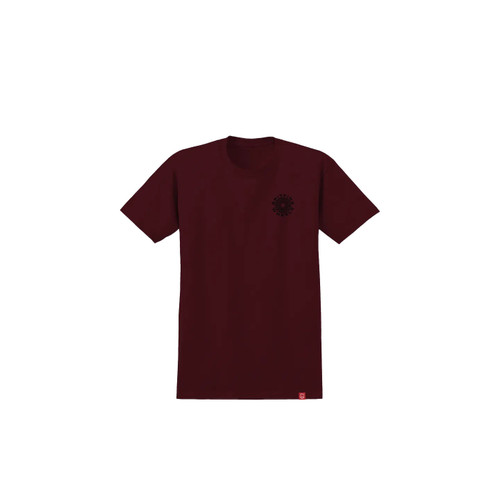 Spitfire Classic 87 Swirl Fill Tee Mens in Burgundy