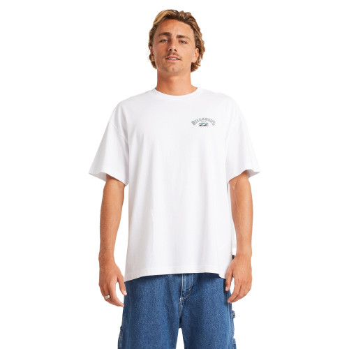 Billabong Heritage Arch OG Tee Mens in White
