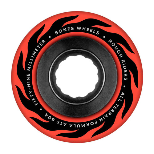 Bones ATF Rough Riders Eternal Flame 59MM Red Skate Wheels