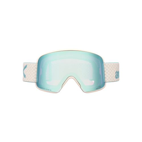 Anon M6 Goggle + MFI Face Mask in Oat Perceive Variable Blue + Perceive Cloudy Pink