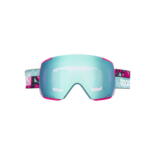 Anon M5S Goggle + MFI Face Mask in Pink Tides Perceive Variable Blue + Perceive Cloudy Pink
