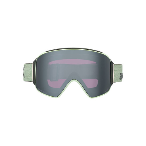Anon M4 Cylindrical Low Bridge Goggle + MFI Face Mask in Soft Sage Perceive Sunny Onyx + Perceive Variable Violet