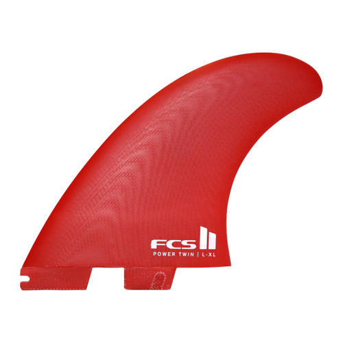 FCS II Harley Ingleby Twin PG L-XL Fin Set in Red