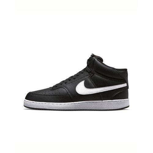 Nike Court Vision Mid Next Nature Shoes Mens in Black White