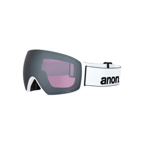 Anon M4 Toric Goggle + MFI Face Mask in White Perceive Sunny Onyx + Perceive Variable Violet