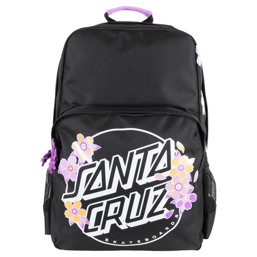 Santa Cruz Blooming Stack Dot Backpack Girls in Black