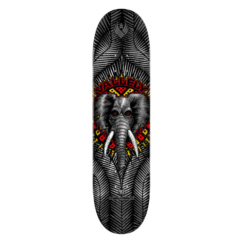Powell Peralta Vallely Elephant Flight Shape 244W 8.63 Silver Skateboard Deck