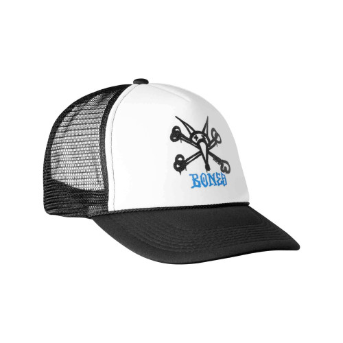 Powell Peralta Rat Bones Trucker Cap in Black