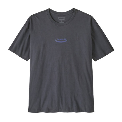 Patagonia 95 Oval Logo Oversized Tee Womens in Smolder Blue