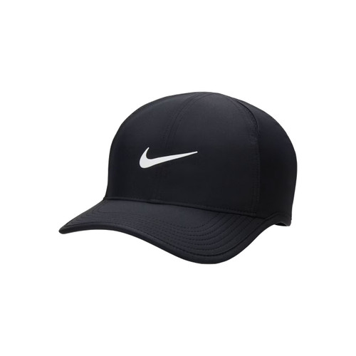 Nike Dri-Fit Club Unstructured Featherlight Cap in Black White