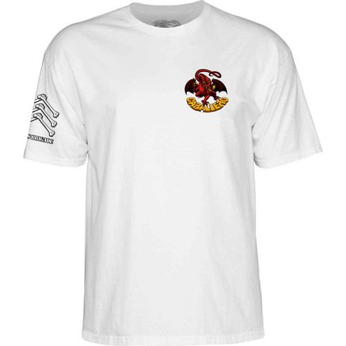Powell Peralta Bones Brigade Series 17 Steve Caballero Tee in White