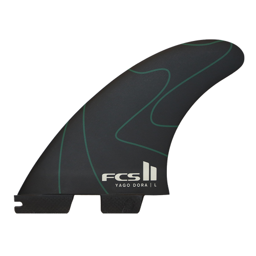 FCS II Yago Dora PC Medium Tri Fin Set in Pulse Green