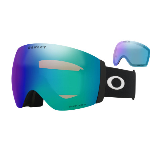 Oakley Flight Deck L Pro Goggle in Matte Black Prizm Argon Iridium + Prizm Iced Iridium