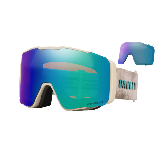 Oakley Line Miner L Pro Goggle in Jamie Anderson Signature Prizm Argon Iridium + Prizm Iced Iridium