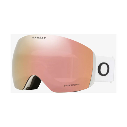 Oakley Flight Deck M Goggle in Matte White Prizm Rose Gold