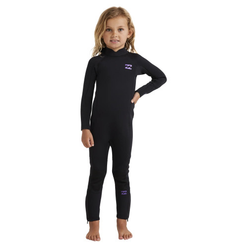 Billabong Toddler 3x2 Foil GBS BZ Steamer in Black Orchid