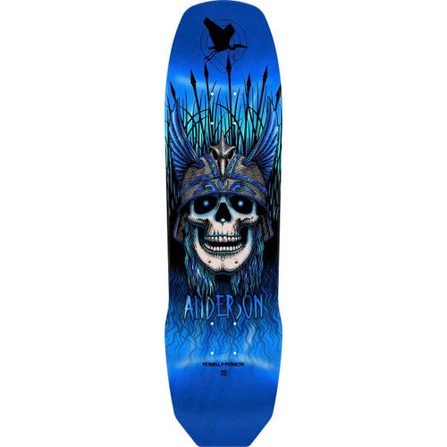 Powell Peralta Anderson Heron 8.45 Blue Foil Skateboard Deck