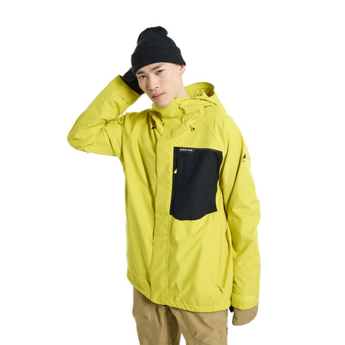 Burton Powline Gore-Tex 2L Jacket Mens in Sulfur True Black