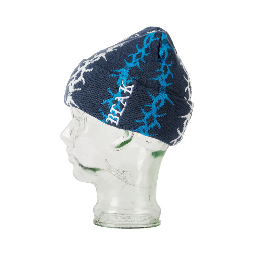 Blak Troubled Beanie in Blue Blue Blue