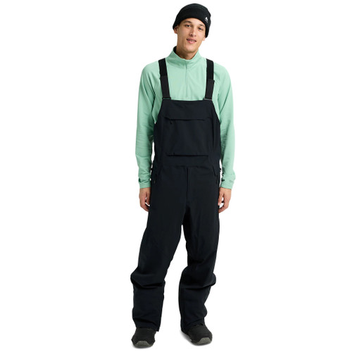 Burton Reserve 2L Stretch Bib Pant 2026 Mens in True Black