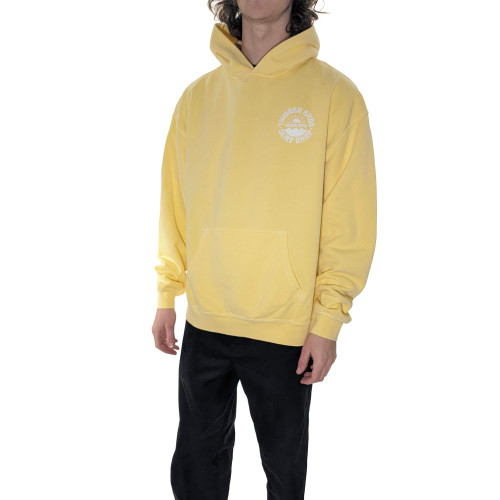 Trigger Bros Dayzed Relax Pigment Hoodie Mens in Butter