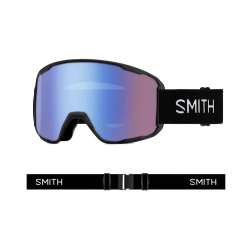 Smith Preview Goggle in Black ChromaPop Storm Blue Sensor Mirror