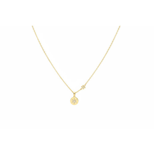 Snowflake Life Elsa Necklace in Gold