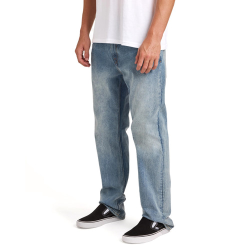 Volcom Solver Denim Jean Mens in Old Town Indigo