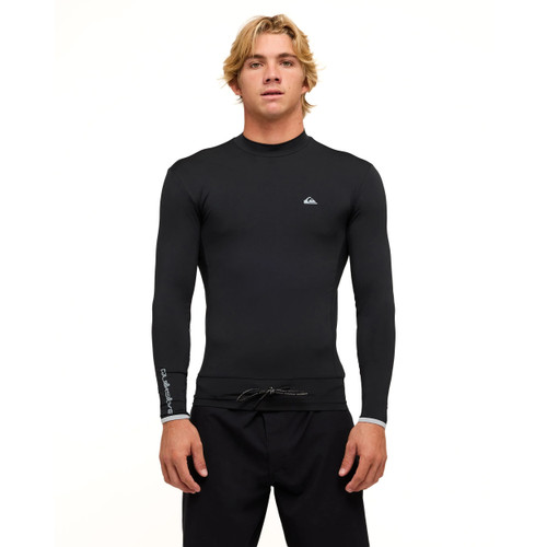 Quiksilver Highline UPF50 Long Sleeve Rashvest Mens in Black