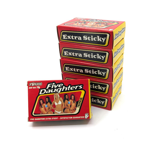 Palmers Five Daughters Tropical 70g Surf Wax 6 Pack