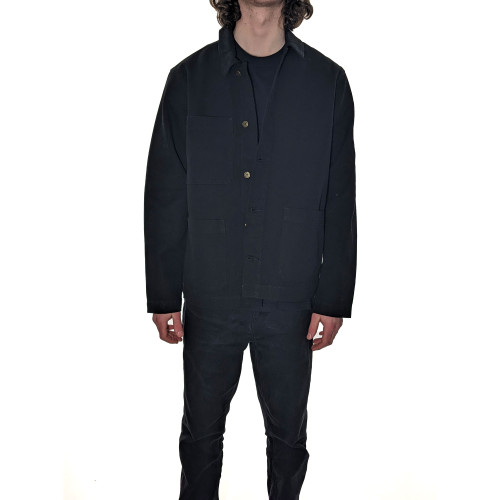 Trigger Bros Chore Canvas Jacket Mens in Black