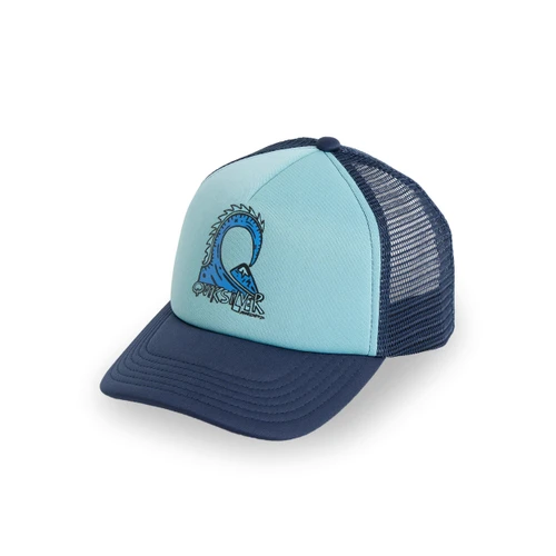 Quiksilver Waxheads Trucker Hat Junior Boys in Mood Indigo
