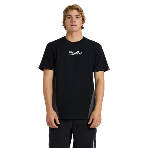 Quiksilver Young Guns Sync Tee Mens in Black