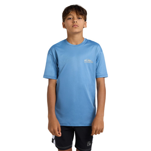 Quiksilver Carbon Surf Tee Boys in Quiet Harbor
