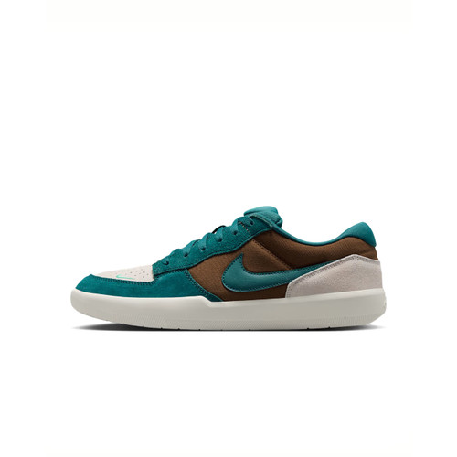 Nike SB Force 58 Shoes Mens in Mosswood Brown Geode Teal