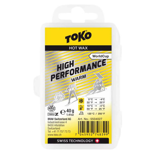 Toko Performance Wax 40g Yellow