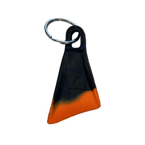 Nife Mini Flipper Key Ring in Black Orange