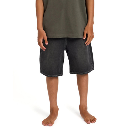 Billabong Spec Denim Shorts Boys in Black