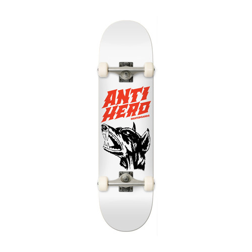 AntiHero Hellhounds 8.25 White Skateboard Complete