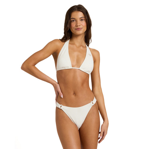 Roxy Sunshine Cheeky Bikini Pant Womens in Cloud Dancer